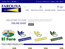 Tablet Screenshot of faroliva.com